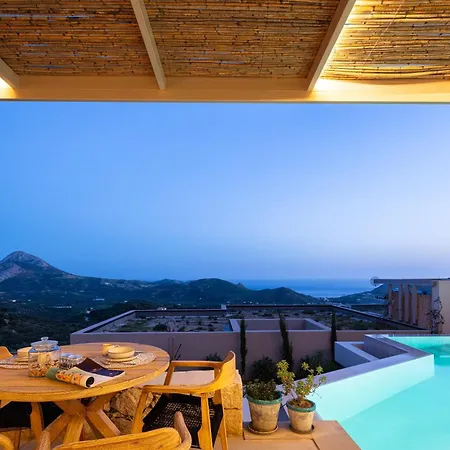 New Seaview Serenity With Heated Pool And Bbq In South Crete Вилла *
