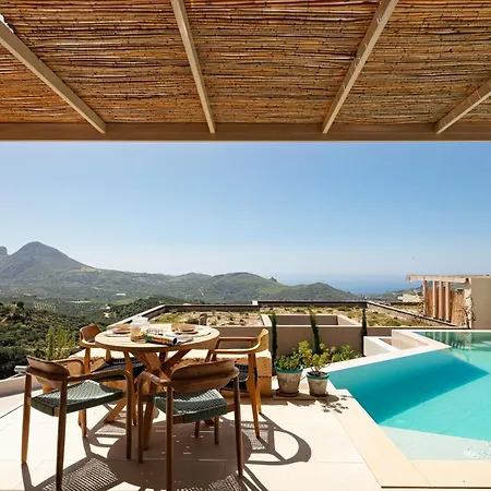 New Seaview Serenity With Heated Pool And Bbq In South Crete *
