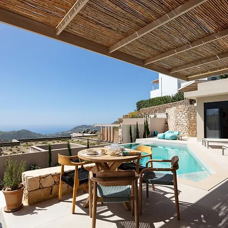New Seaview Serenity With Heated Pool And Bbq In South Crete * Rethymno