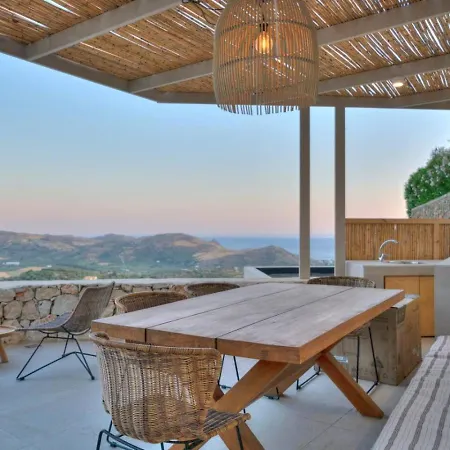 New Seaview Serenity With Heated Pool And Bbq In South Crete *