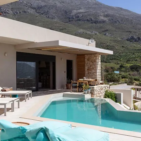 Vilă New Seaview Serenity With Heated Pool And Bbq In South Crete Rethymnon
