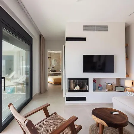 New Seaview Serenity With Heated Pool And Bbq In South Crete Vilă Rethymnon