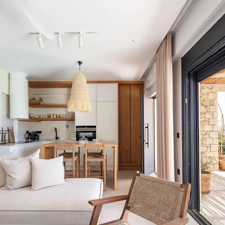 New Seaview Serenity With Heated Pool And Bbq In South Crete Rethymnon