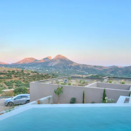 New Seaview Serenity With Heated Pool And Bbq In South Crete *