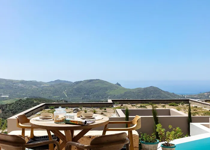 New Seaview Serenity With Heated Pool And Bbq In South Crete Rethymno (Crete)
