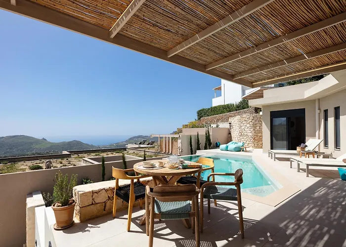 New Seaview Serenity With Heated Pool And Bbq In South Crete * Rethymno (Crete)