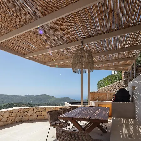 New Seaview Serenity With Heated Pool And Bbq In South Crete Villa Rethymno